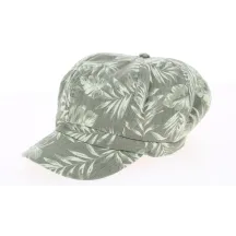 Casquette Gavroche Rétro Été Futuna Coton Olive- Traclet Reference : 9515 | Chapellerie Traclet