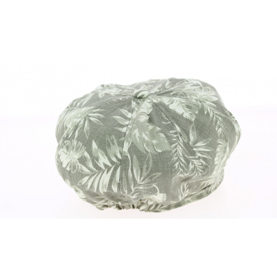 Casquette Gavroche Rétro Été Futuna Coton Olive- Traclet Casquette Gavroche Rétro Été Futuna Coton Olive- Traclet
