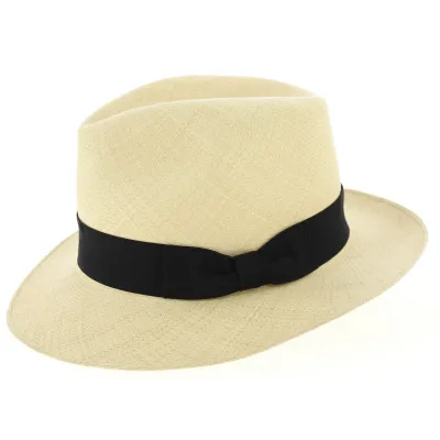 Montecristi Extra Fino Maruja Fedora Panama Natural - Traclet Reference: 9520 | Traclet Hatters