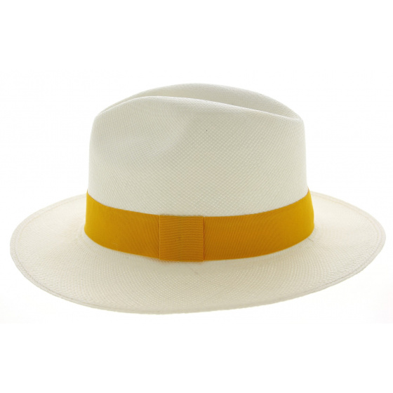 Tanti Panama White Fedora Hat - Traclet Tanti Panama White Fedora Hat - Traclet