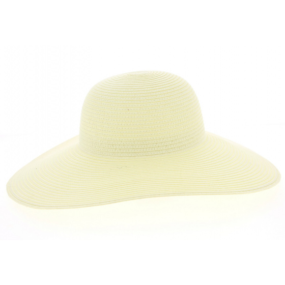 Puglia Natural Paper Straw Wide-Brimmed Hat - Traclet