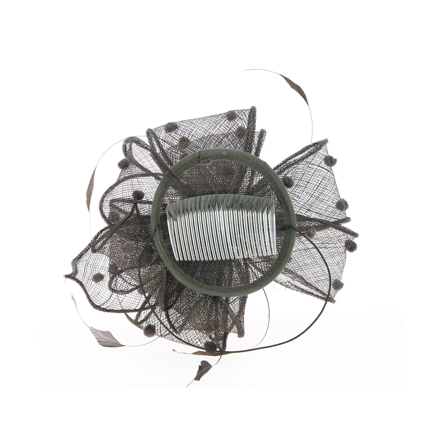 Gray Ceremony Clip - Traclet Reference: 3409 | Traclet Hatmakers