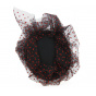 Black & Red Doriane Tambourine - Traclet