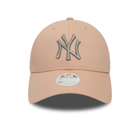 Essential League Strapback Cap Light Pink Cotton - New Era