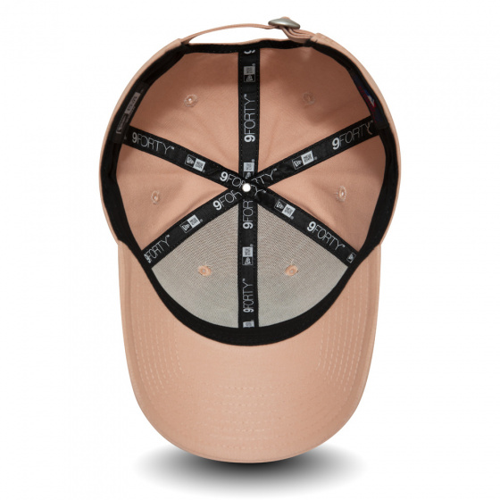 Essential League Strapback Cap Light Pink Cotton - New Era