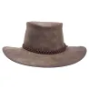 Chapeau Traveller Crusher Bomber Cuir Marron - American Hat Makers Reference : 9554 | Chapellerie Traclet