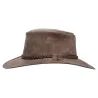 Chapeau Traveller Crusher Bomber Cuir Marron - American Hat Makers Reference : 9554 | Chapellerie Traclet
