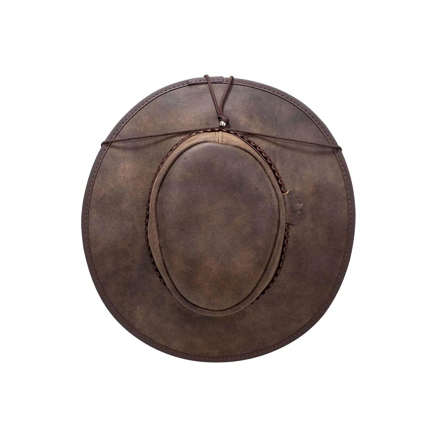 Chapeau Traveller Crusher Bomber Cuir Marron - American Hat Makers Reference : 9554 | Chapellerie Traclet