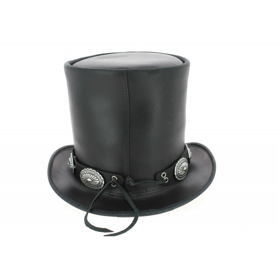 Slash's Hat - leather top hat Slash's Hat - leather top hat
