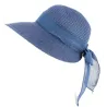 Casquette De Soleil Clara Paille Papier Marine- Traclet Reference : 9558 | Chapellerie Traclet