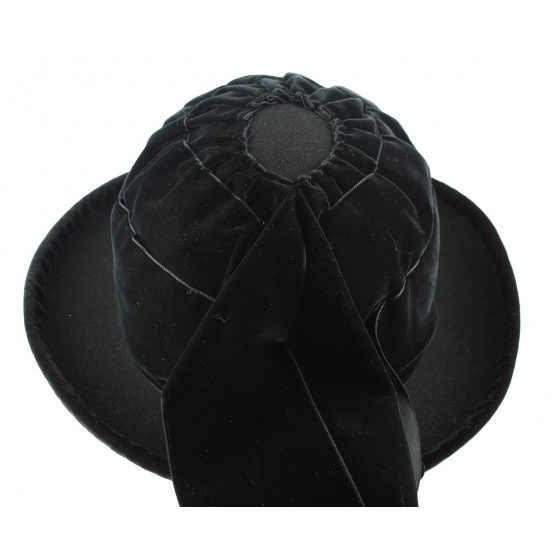 Chapeau Bigouden Feutre Laine Noir -Traclet