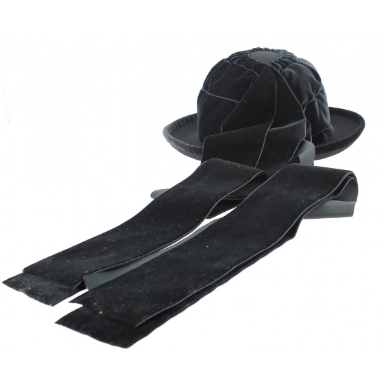 Chapeau Bigouden Feutre Laine Noir -Traclet