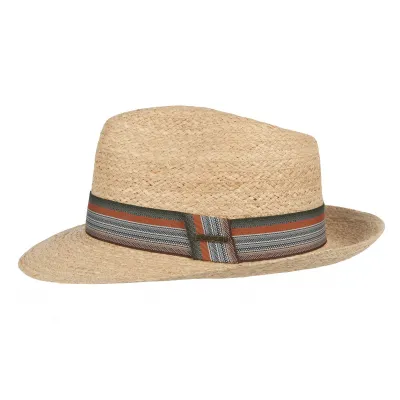 Fedora Hat Archeos Raffia - Hatland Reference: 2075 | Traclet Hat Shop