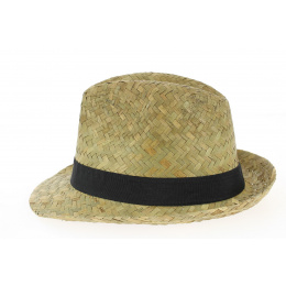Straw Tropical Trilby Hat - Traclet