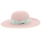 Gaga Pink Fur Felt Wide Brim Hat - Stetson