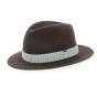 Brown Wool Felt Fedora Hat Sabanno - Stetson