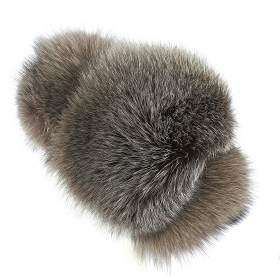 Toque Bluefrost Fourrure Renard Marron- Traclet 