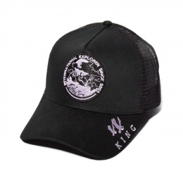 Casquette Trucker Explorer Noire- King Apparel