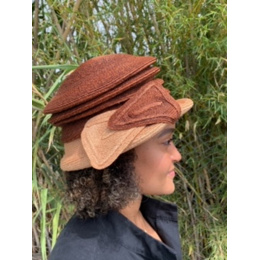 Elyse Straw Ceremonial Hat - Traclet