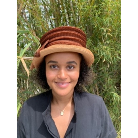 Chapeau de Cérémonie Elyse Paille - Traclet 