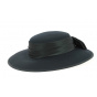 Black Sylvia Formal Hat - Traclet