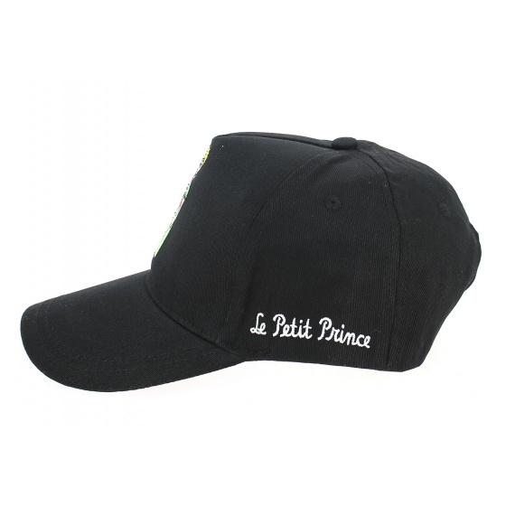 Casquette Baseball Strapback Le Petit Prince Coton Noire- Le Petit Prince
