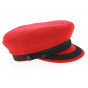 Marin Elven Red Wool-Traclet Cap