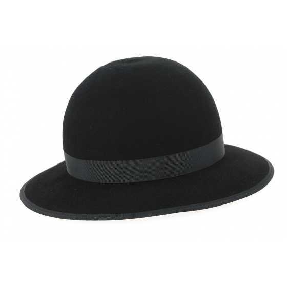 Audrey Wool Felt Wide-Brimmed Hat - Traclet