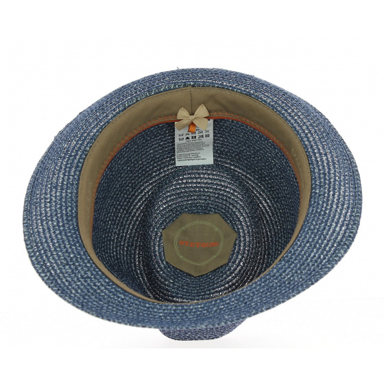 Reidton Blue Toyo Trilby Hat - Stetson Reidton Blue Toyo Trilby Hat - Stetson