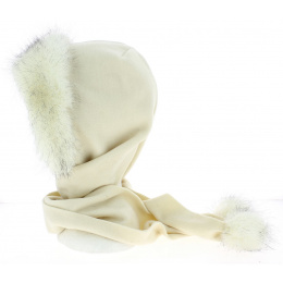 Jacqueline Cream Polar Hood - Traclet