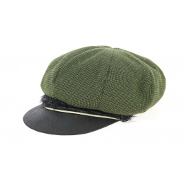Zerin Cotton Newsboy Cap Khaki - Mtm