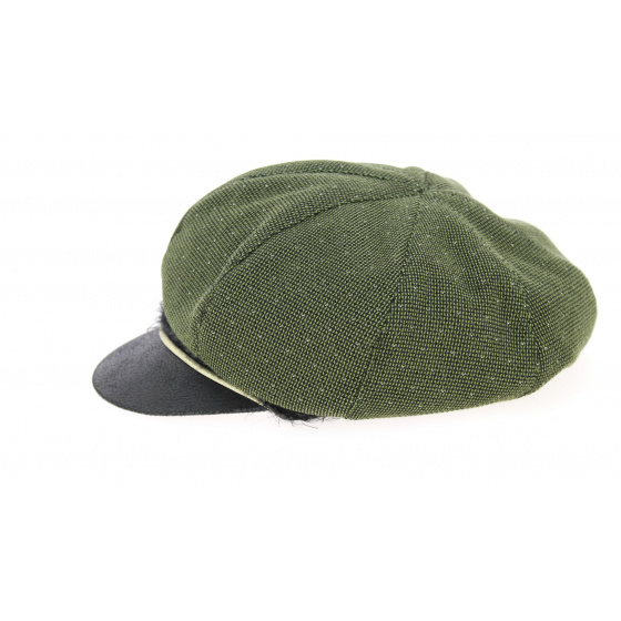 Zerin Cotton Newsboy Cap Khaki - Mtm