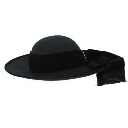 Black Elliant Breton Hat - Traclet