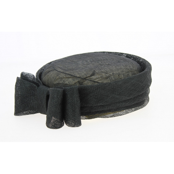 Carla Bruni Black Hemp Ceremony Hat - Traclet