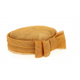 Carla Bruni Orange Hemp Ceremonial Hat - Traclet