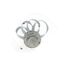 Ceremony comb - Gray Lola - Traclet Boutique Reference: 9610 | Traclet Hat Shop