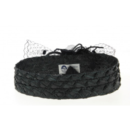 Bandeau de Cérémonie Noir Léonie- Traclet