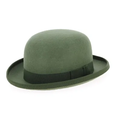 chapeau melon vert st Patrick feutre laine Reference : 4674 | Chapellerie Traclet