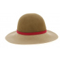 Capeline Tounde Felt Wool Camel- Traclet 