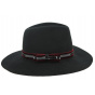 Leonardo Traveller Hat Black Wool Felt- Traclet 