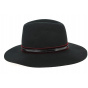 Leonardo Traveller Hat Black Wool Felt- Traclet 