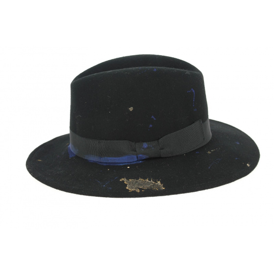 Chapeau Traveller Gianni Feutre Laine Noir- Traclet 