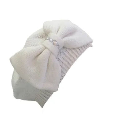 Bella Cotton White Summer Beret - BeBeret Reference: 9646 | Chapellerie Traclet