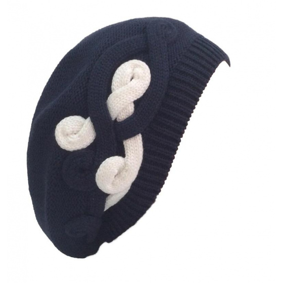 Summer beret Elipsse Cotton Navy- BeBeret