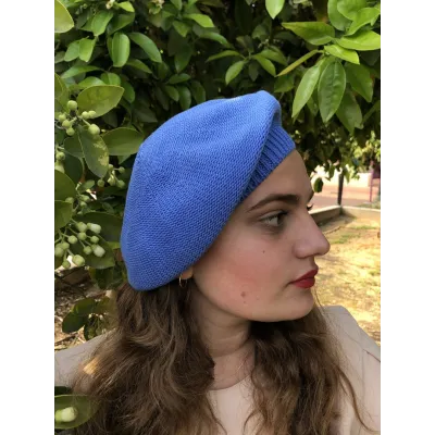 Béret ete Sacha Coton Bleu- BeBeret