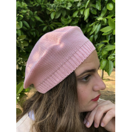 Pink Cotton Sacha Beret - BeBeret