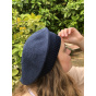 Navy Cotton Sacha Beret - BeBeret