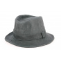 Traveller Hat Nappa Leather Anthracite Gray - Traclet