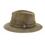 Brown Leather Traveller Madras Hat - Stetson