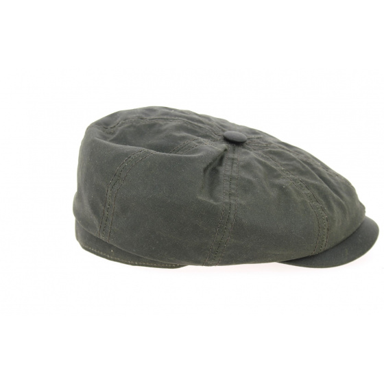 Casquette  Hatteras Coton Imperméable Kaki- Stetson